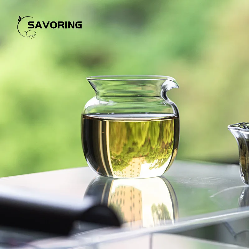 

Heat Resistant Glass Chhai Fair Cup Puer Tea Cup Divide Tea Aesthetic Cups for Tea Cup Japanese Tea Drinking Justice Cup Sea Set