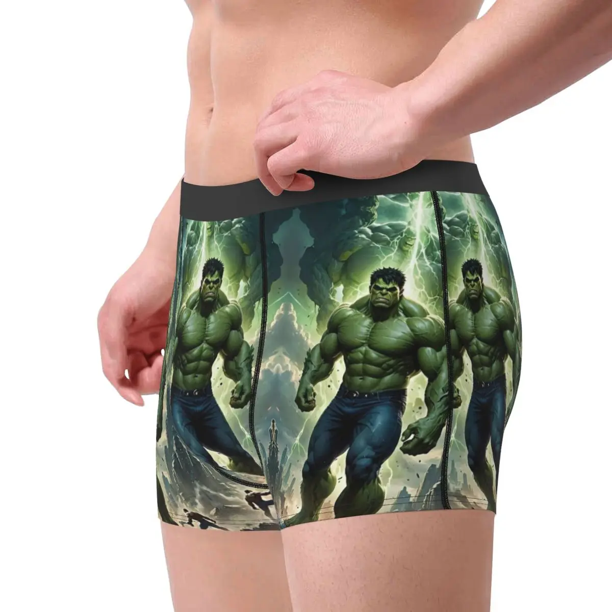 مخصص هالك لا يصدق توهج الملابس الداخلية الرجال تنفس موضة فيلم سراويل داخلية للرجال السراويل سراويل لينة السروال للرجال