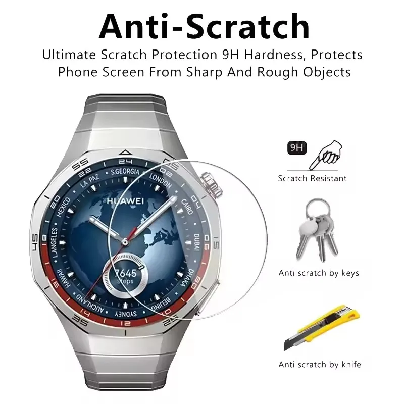 Tempered Glass for Huawei Watch GT5 GT 5 Pro 4 3 2 41mm 46mm 42mm GT4 Screen Protector Glass Film Accessories for Huawei Watch