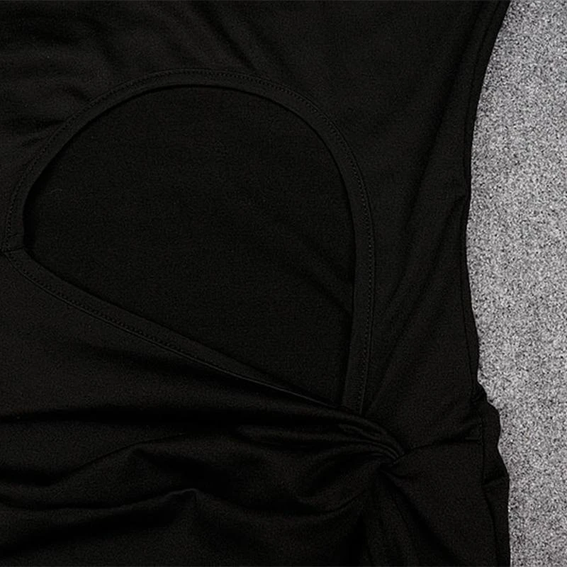 

Q22D модное платье с вырезом, летнее платье с бретелькой на шее, коктейльное вечернее платье, сексуальное платье с высоким на и