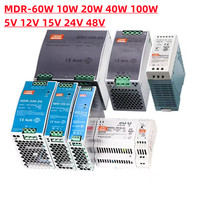 MDR Series Din Rail Switching Power Supply 12V 24V Power Supply 10W-100W 110/220v AC To DC Voltage Stabilizer Transformer