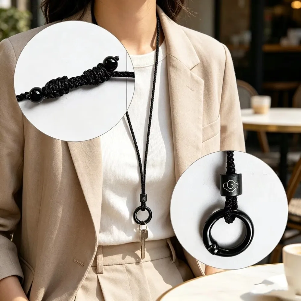 Durable Anti-Lost Eyeglasses Chain Strap Adjustable Length Alloy Eyeglass Lanyards Eyeglass Retainer Holder Men Women