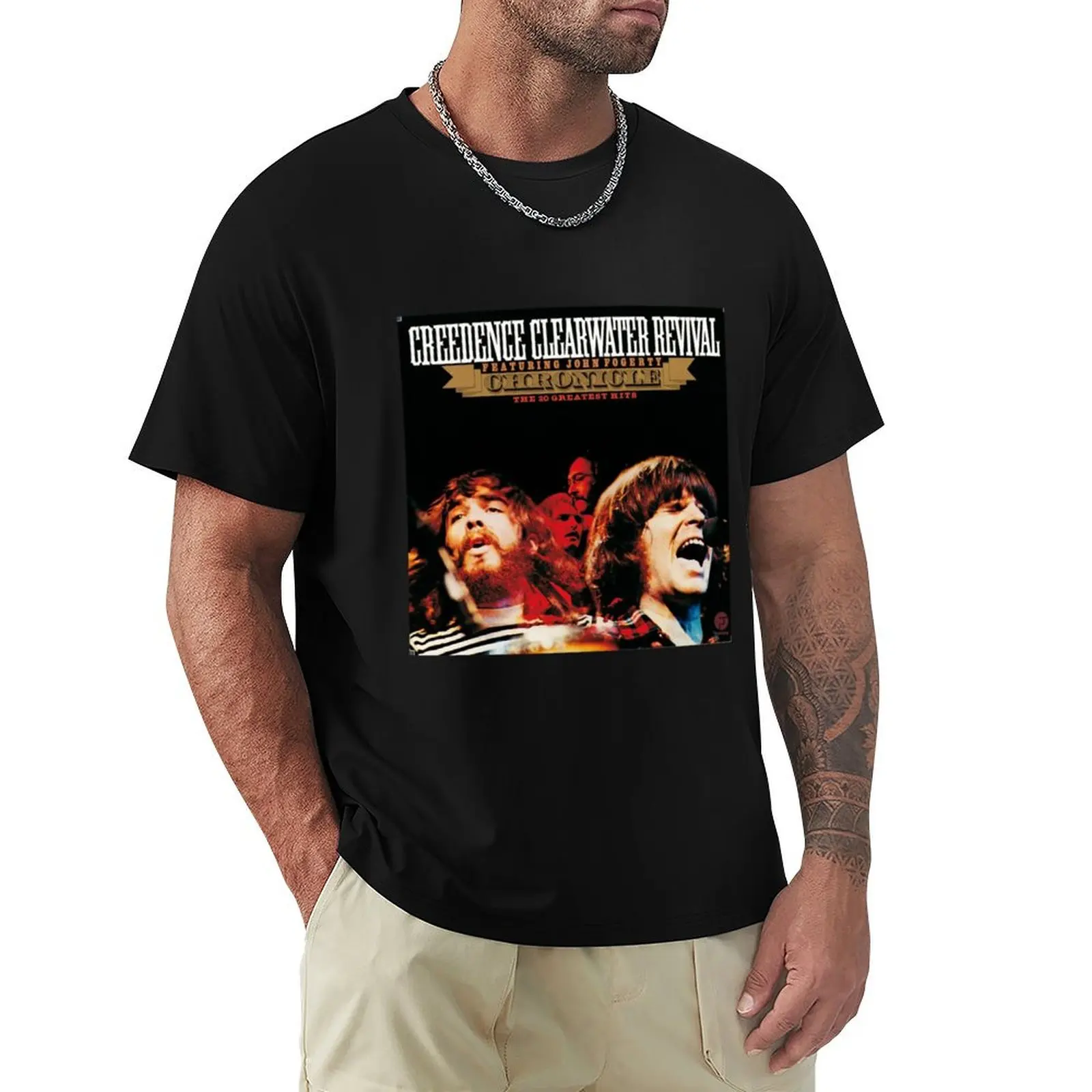 

Proud Mary Ccr American Rock Band T-Shirt Quick Dry Light Sports T-Shirt