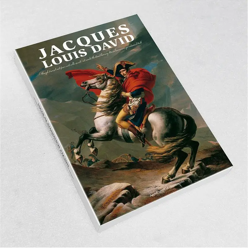 

Jacques-Louis David Postcards 30 Pieces Set - Classic French Neoclassical Oil Painting Greeting Cards for Art Lovers
