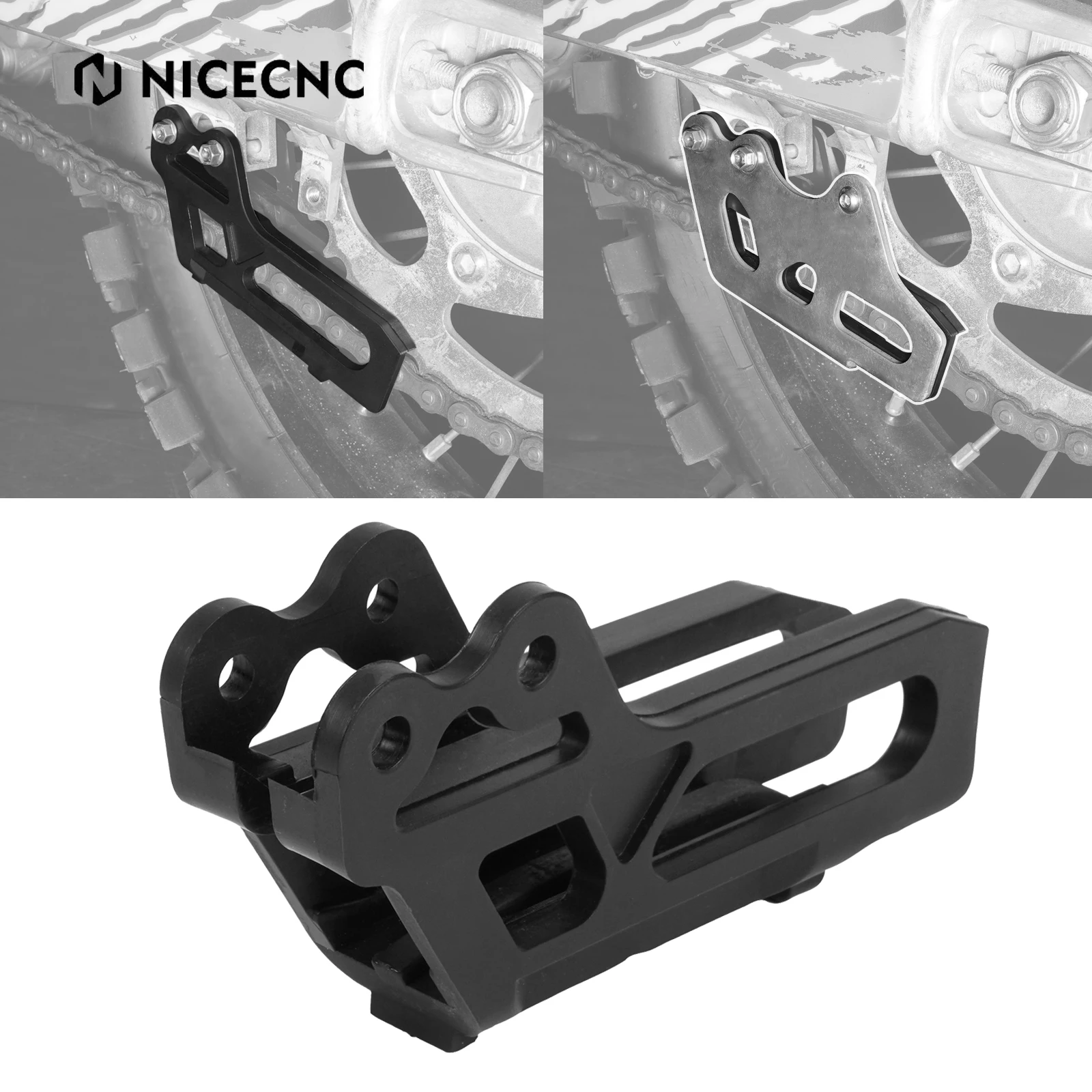 

For Yamaha YZ 125 250 2008-2025 YZ250F YZ450F 2007-2022 Rear Chain Guide Slider Block YZ 250FX 450FX WR250F WR450F 2016-2025