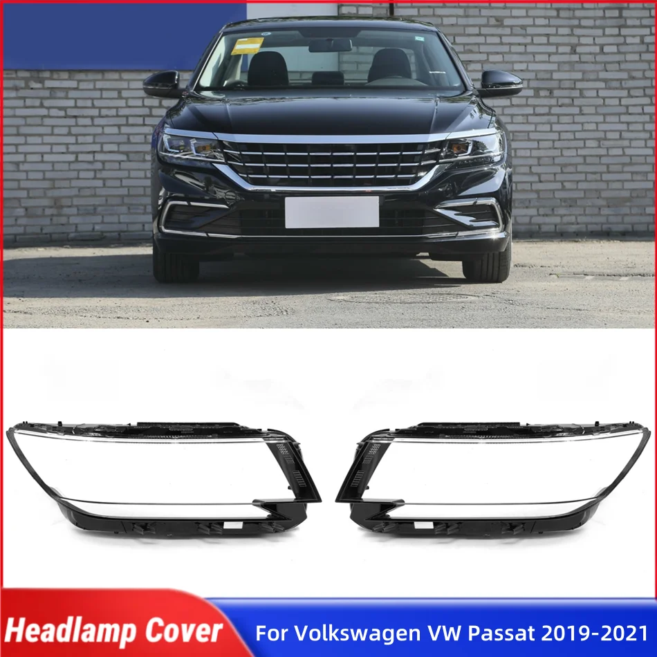 

Для Volkswagen VW Passat 2019 2020 2021, автомобильные аксессуары, крышка фары, передняя фара автомобиля, крышка объектива, корпус фары