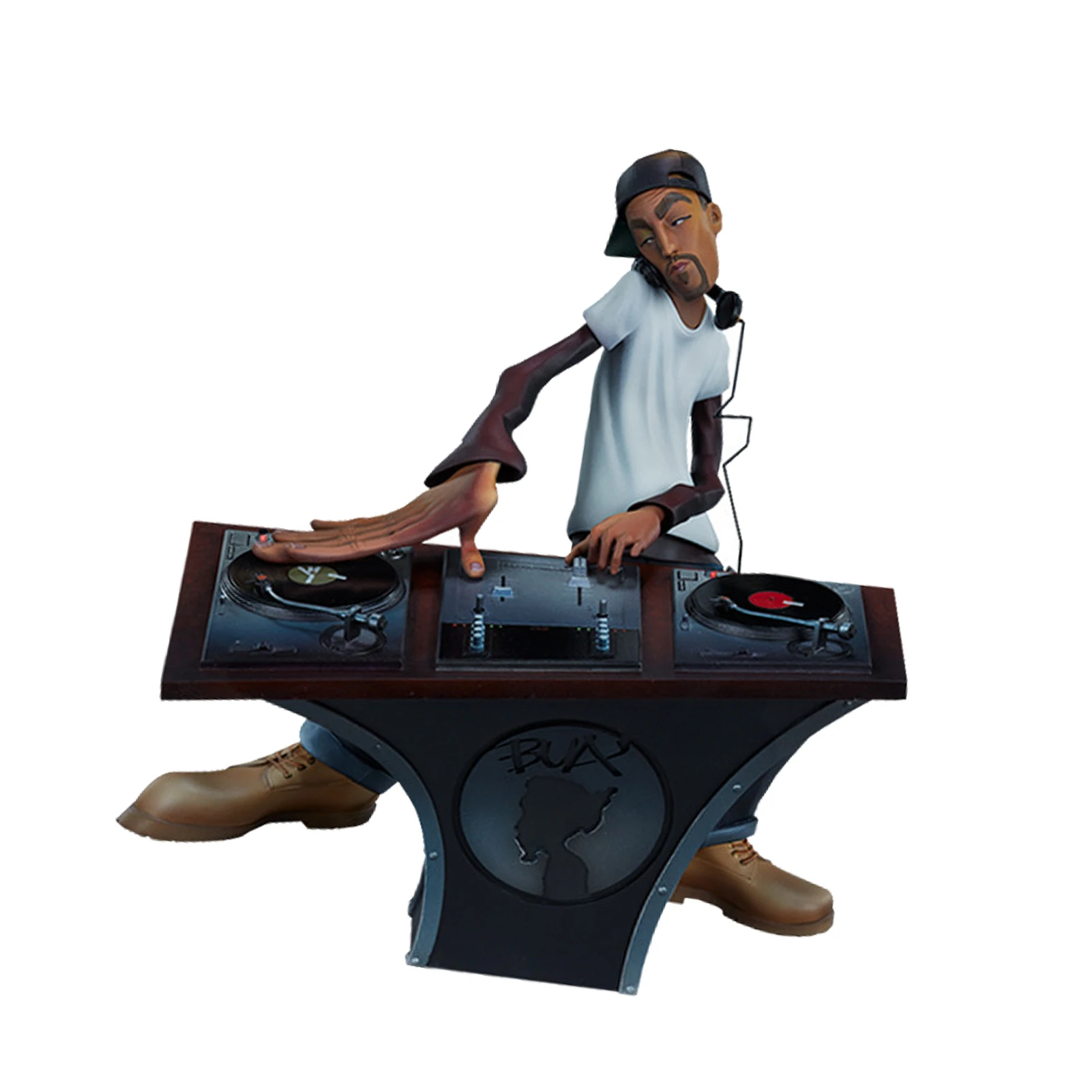 

The Elements Of HipHop Sculpture The Elements Of HipHop Artist Statue DJ Breakdancing Modeling Resin Home Decor Collectibles