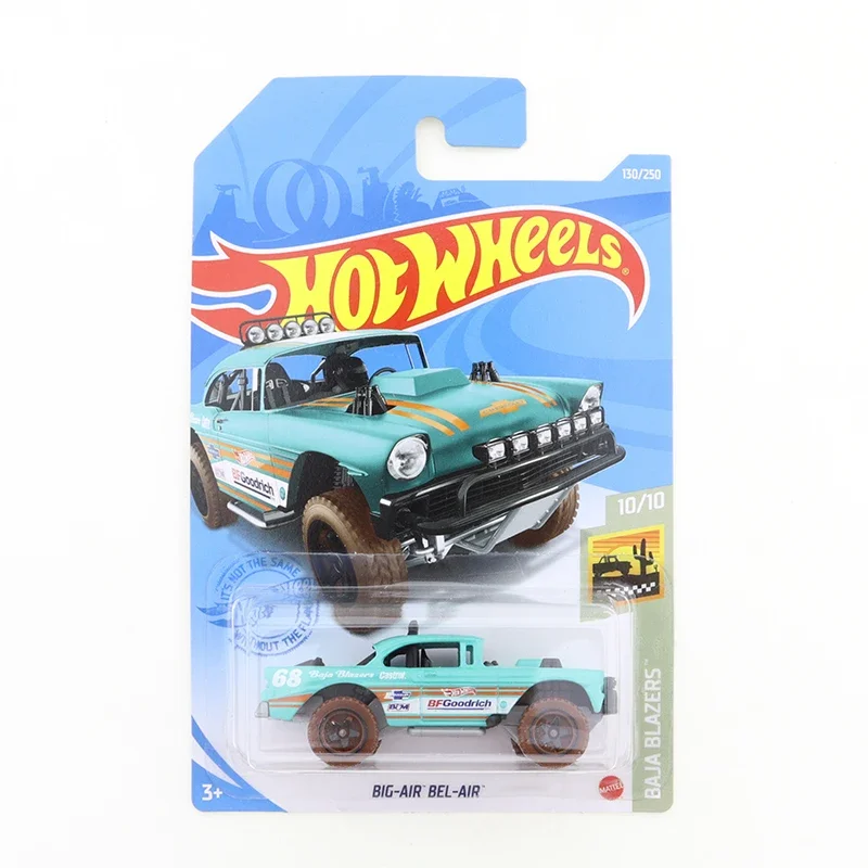 2020-179 2021-130 2022-112 Oryginalne Hot Wheels Mini Alloy Coupe BIG-AIR BEL-AIR 1/64 Metalowy odlewany model samochodu Zabawki dla dzieci Prezent