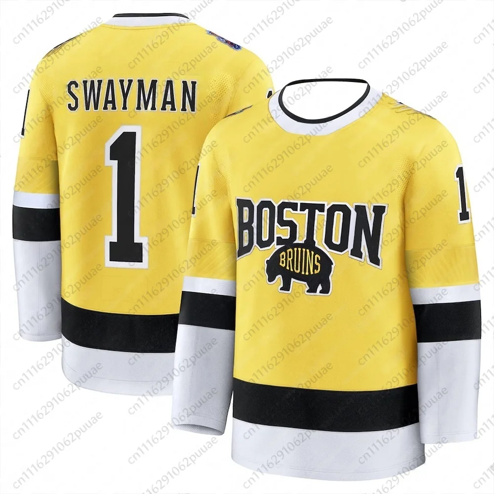 Herbst-Winter Neue Eishockey-Trikots für Herren Boston Bruins Hockey-Trikots Lässige Sport-Langarm-T-Shirts Familien-Matching – Detail 5