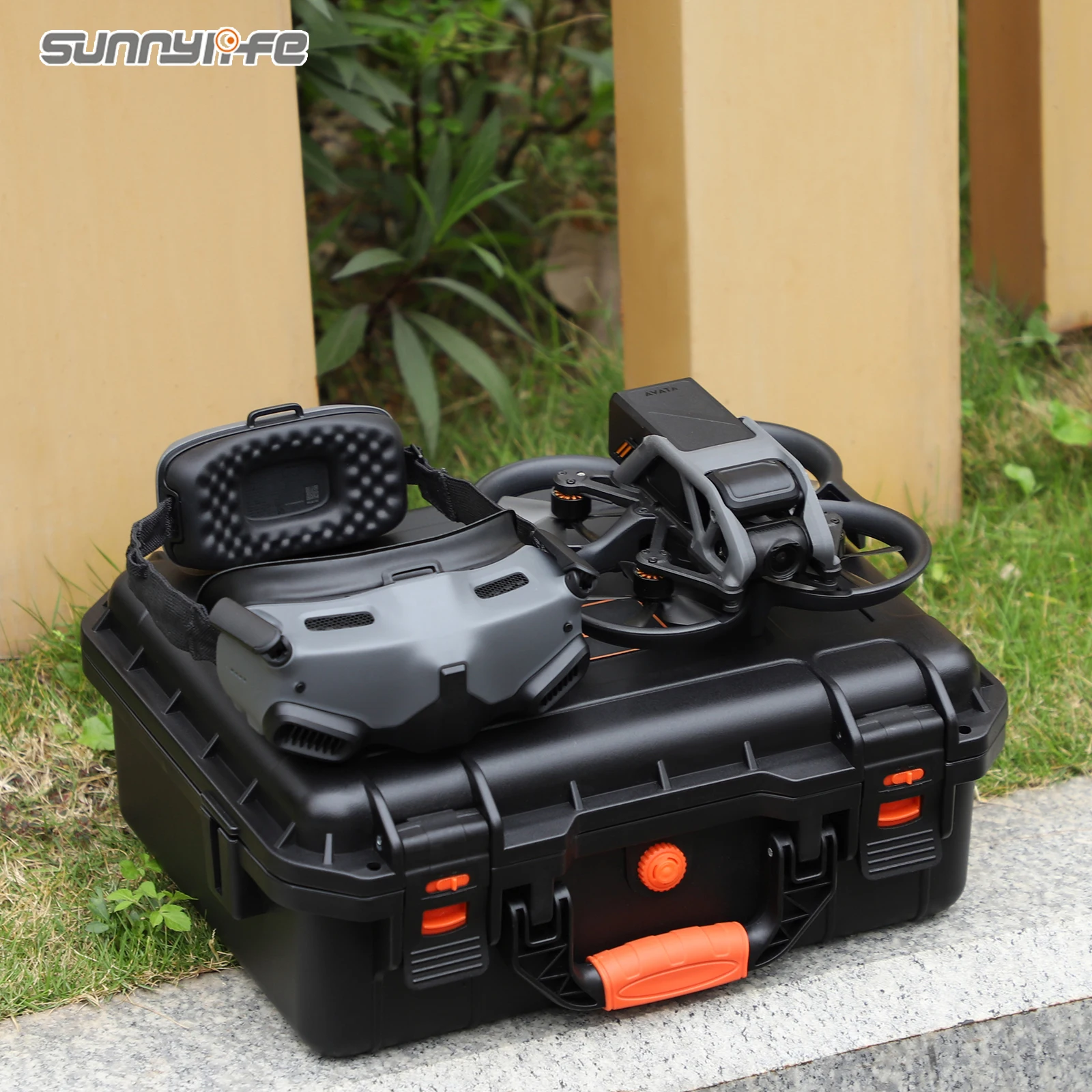 Sunnylife Verbeterde Veiligheidsdraagtas Waterdichte Hardcase Bril Integra Tas Voor Dji Avata Explorer/ Pro-View Combo
