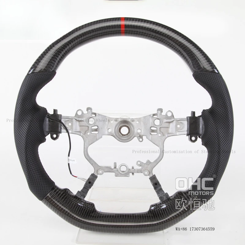 Suitable for 21-23 Toyota Land Cruiser LC300 carbon fiber steering wheel bare disc upgrade modification