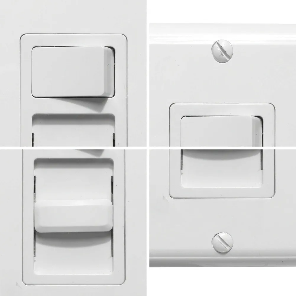 Dimmer Light Switch For 300W Dimmable LED Lights And 600W Halogen Single Pole/3-Way LED Slide Dimmer Light Switch 15A 125V
