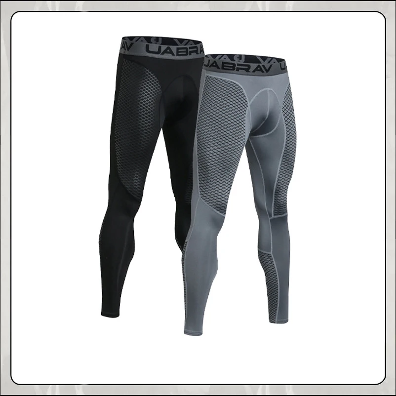 

Winter Sports Pants Men's Quick Drying Basketball Tight Compression Leggings Sports Outdoor Fitness Running Gym Tights