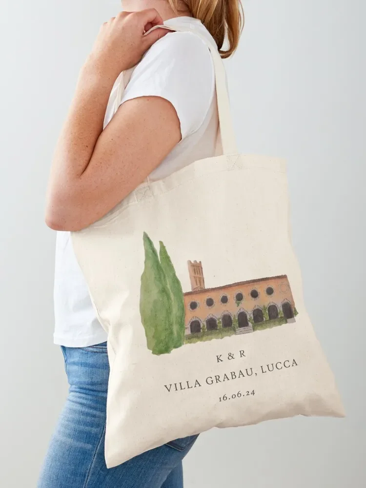 

La Limonaia, Villa Grabau Tote Bag foldable reusable bag Portable shopping bag Shopper handbag canvas shopping