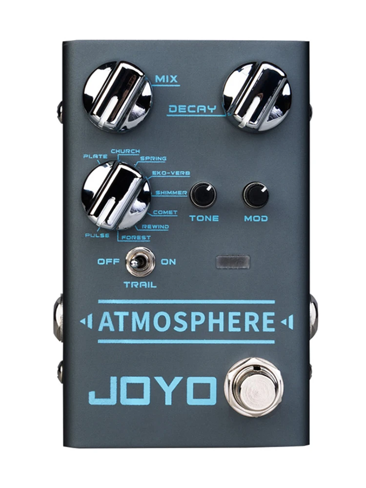 

JOYO R-14 Atmosphere Reverb Guitar Pedal SPRING/CHURCH/PLATE/EKO-VERB/SHIMMER/COMET/REWIND/FOREST/PULSE 9Digital Reverb Effect