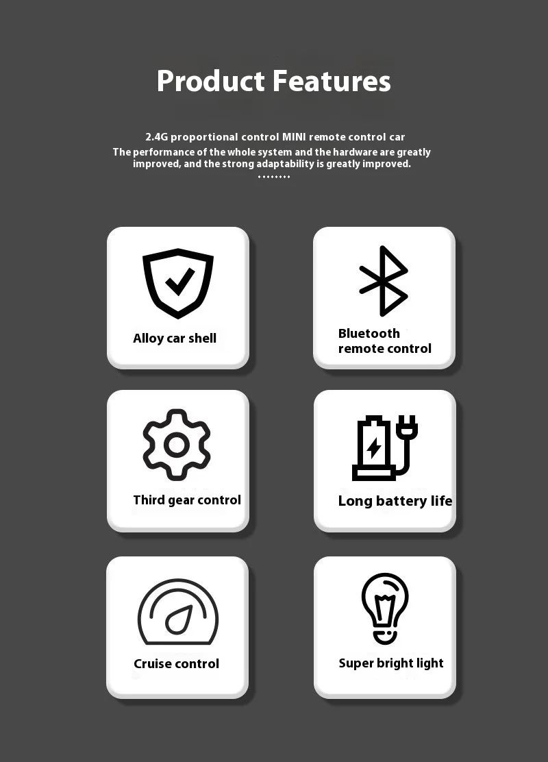الأطفال سبيكة مقطورة التحكم عن بعد 2.4G صغيرة آمنة قوي التحمل عالية السرعة 1:64 التحكم عن بعد سيارة كهربائية لعبة