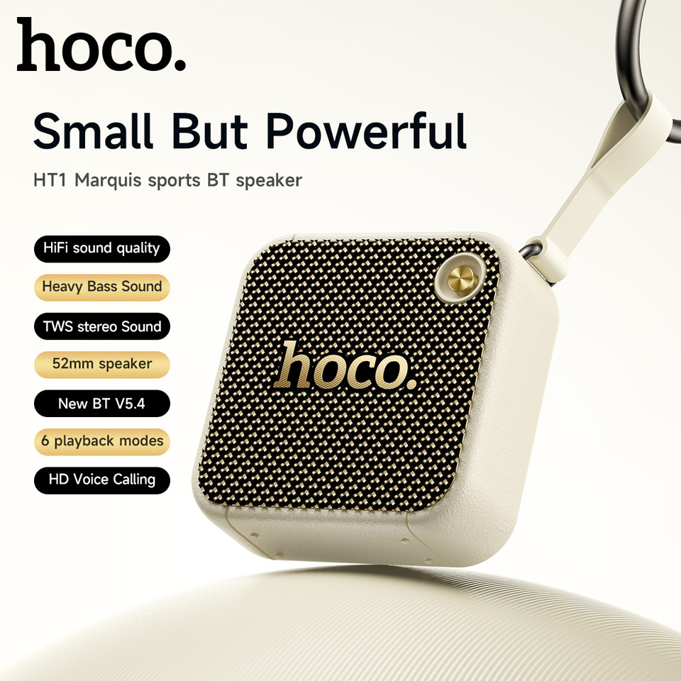  HT1 Portable Speakers Outdoor Bluetooth 5.4 Mini Oxford Loudspeaker Wireless Stereo Music Player Surround Hifi Sound Box 