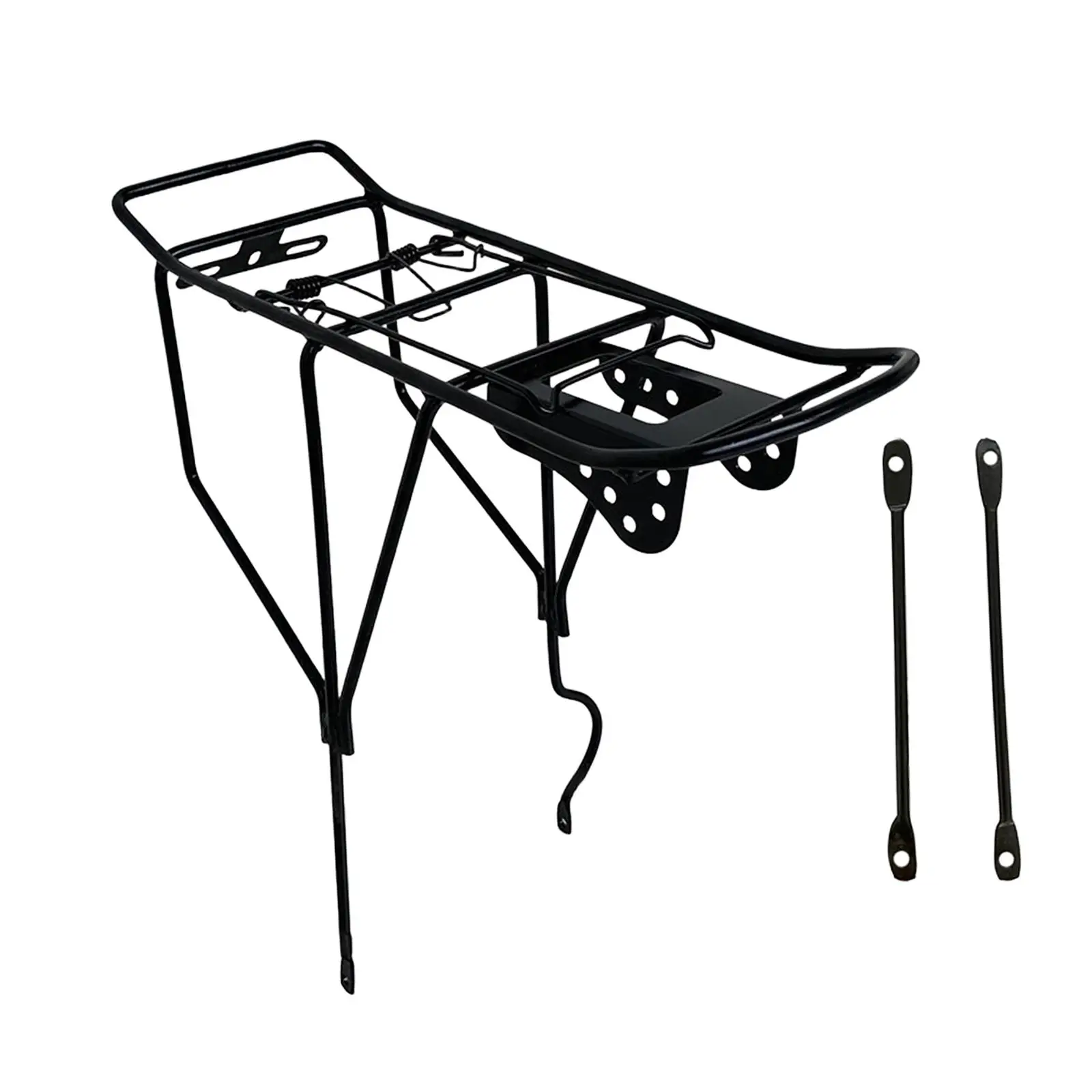 Mountain Bike Luggage Rack High Strength Metal Rear Carrier Rustproof Tailstock for Bicycle Storage and Touring Gear