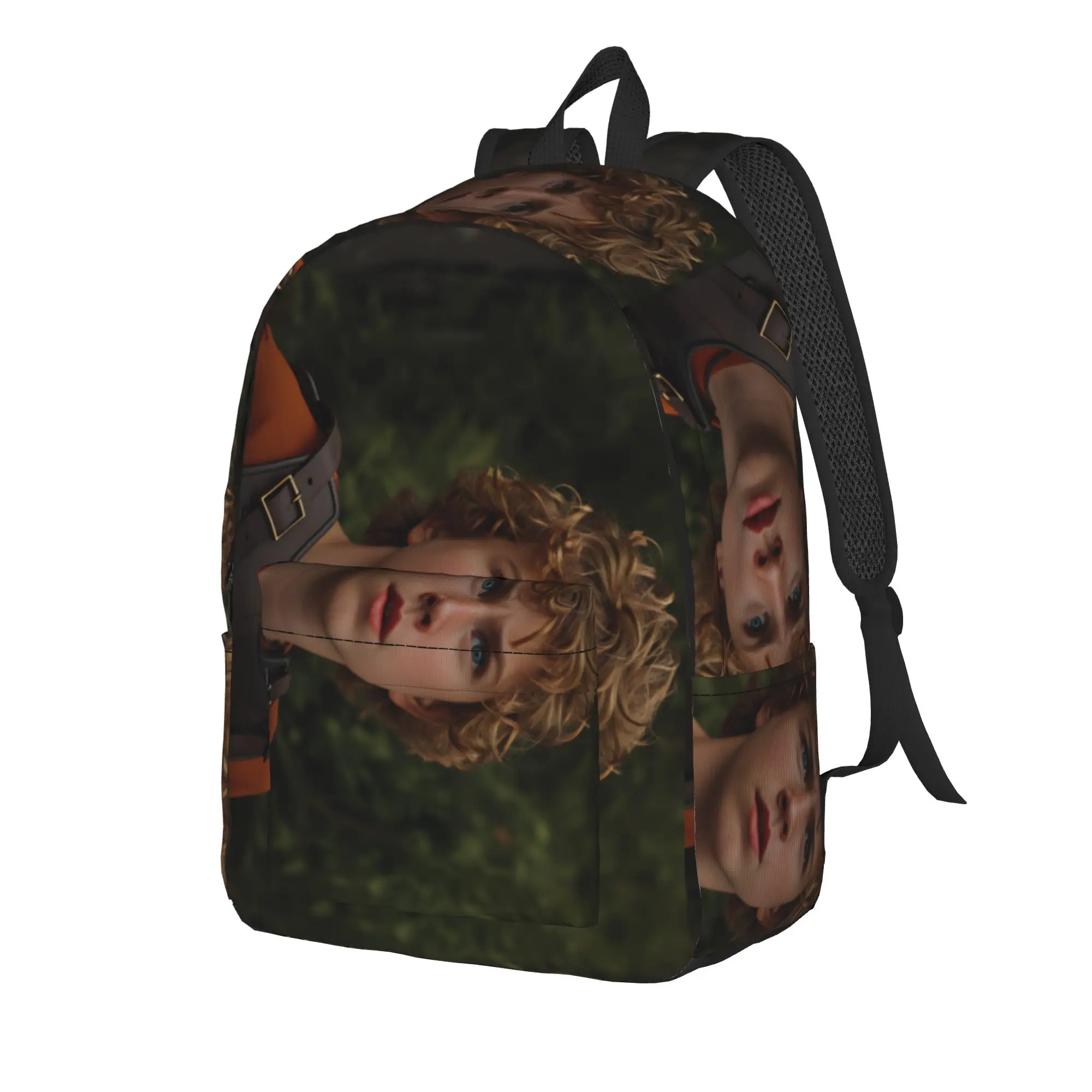 Walker Scobell (Smile) Mask USA Actor (4) Backpack  Unisex Polyester Workout Backpacks Breathable Cool High School Bags Rucksack