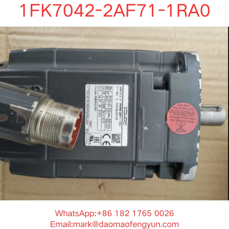 

1FK7042-2AF71-1RA0 100% протестировано, в хорошем состоянии