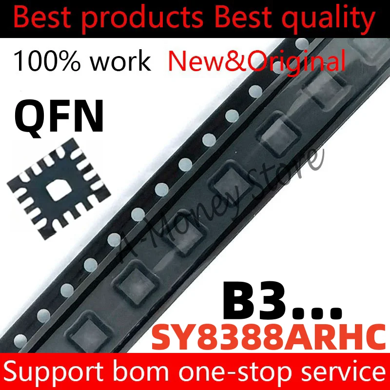 (2-5pcs)SY8388ARHC SY8388A SY8388 B3ELF B3DWD B3... QFN-16