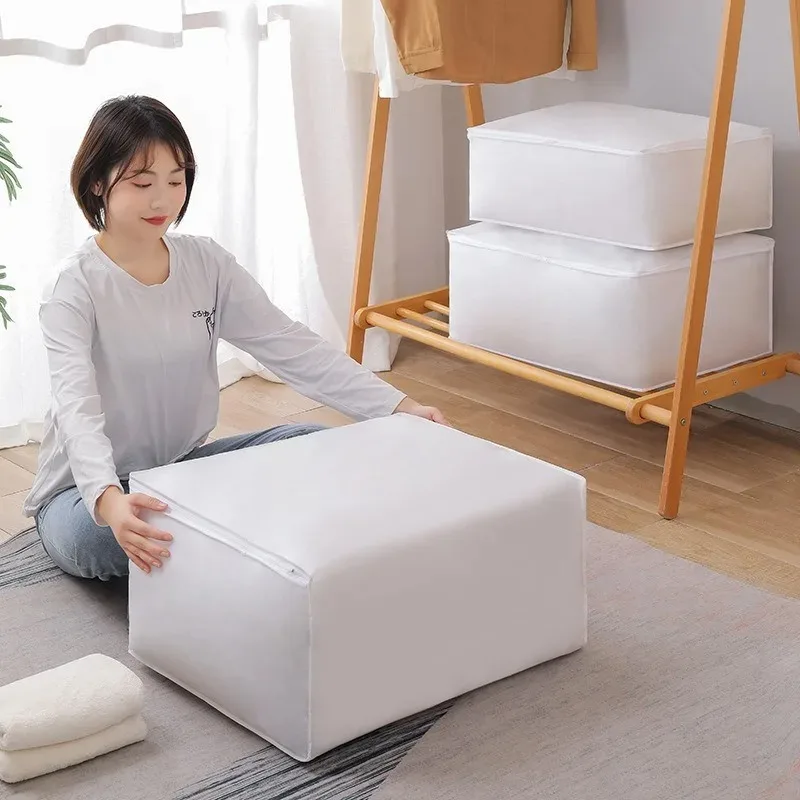 1–2 Stück Unterbett-Aufbewahrungstasche, faltbar, Steppdecke, Kleiderschrank, Kleidung, Aufbewahrung, wasserdicht, staubdicht, Organizer, große Kapazität, Aufbewahrungstasche – Detail 1