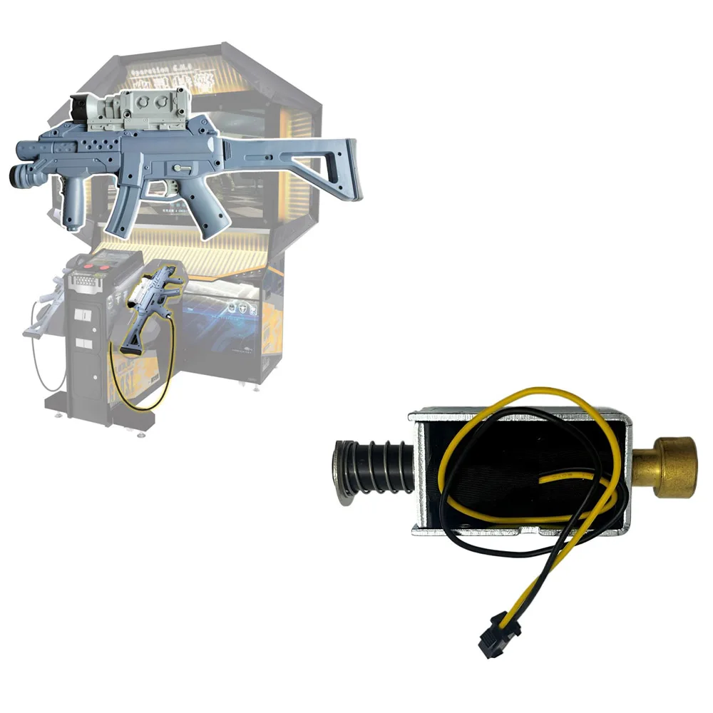 Arcade Accessories Replacement Solenoid Electromagnet Work For Sega Ghost Squad/The Rambo Gun Recoil Arcade Shooting Gun Machine