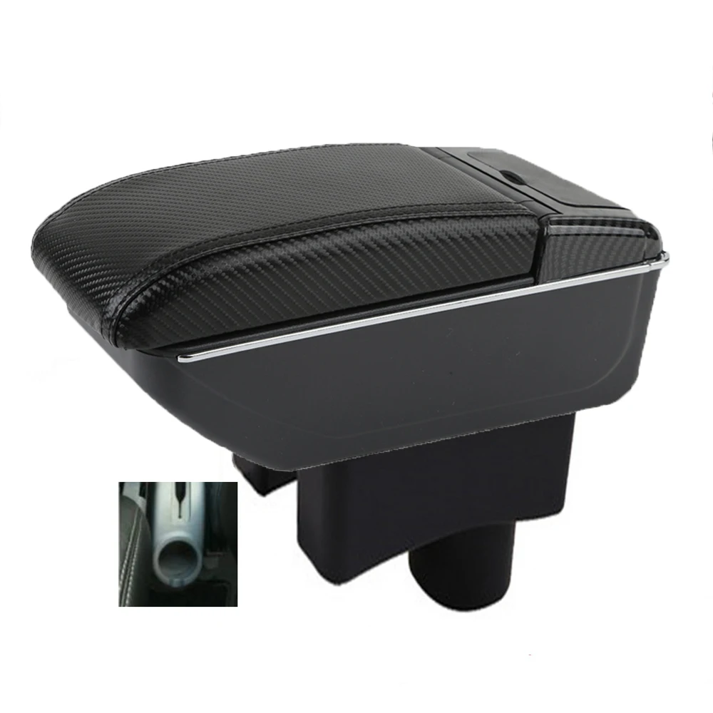Hyundai Accent Tegas 2-armsteunbox opbergkoffer voor centrale console bestuurder elleboogsteun