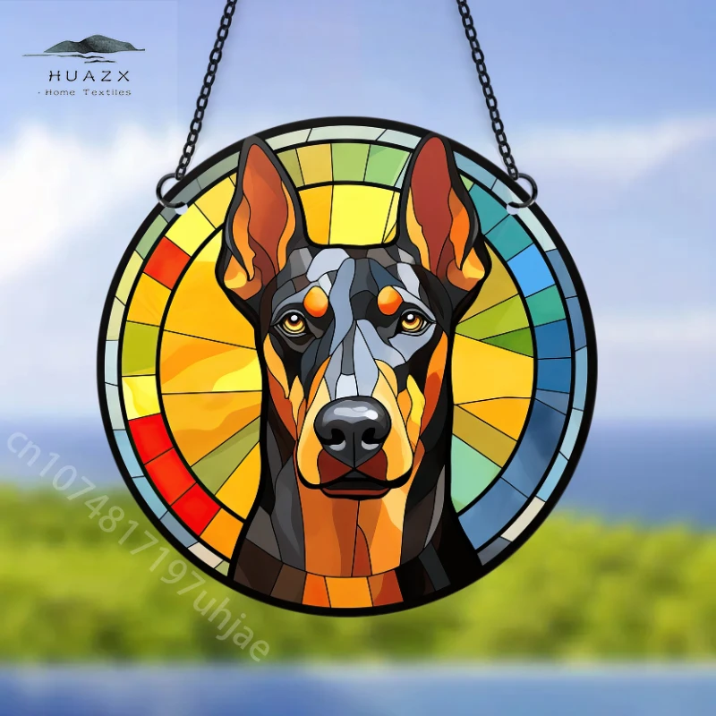 Huisdier Hond Acryl Wanddecoratie Duitse Herder Labrador Retriever Raam Decoratieve Gebeitste Ophangingen Geschenk Hanger Kamer Decor