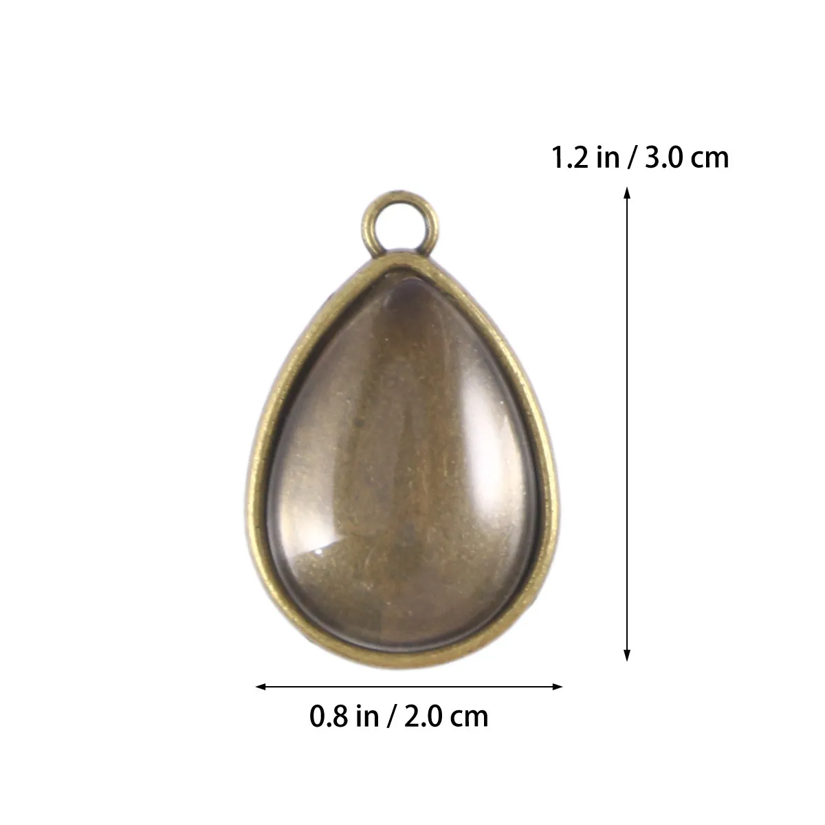 Alloy Pendant Trays Time Gem Setting Tray with Glass Dome for DIY Jewelry Charms Crafts Photo Pendants Gifts Pendant Trays - view 2