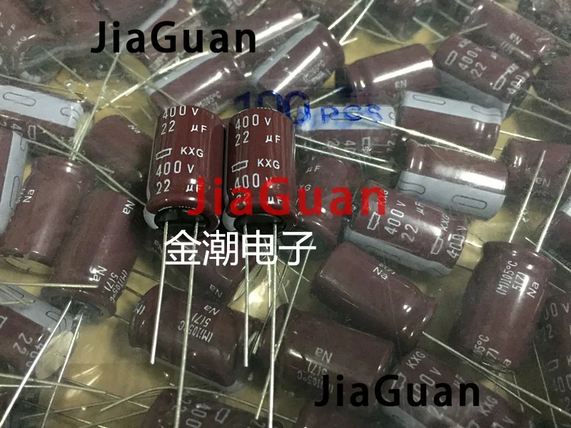 20pcs NEW NIPPON KXG 400V22UF 12.5x20MM NCC electrolytic Capacitor 22UF 400V CHEMI-CON NCC 400V 22UF