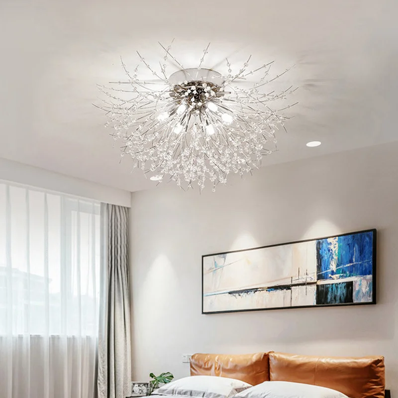 Chrome Beaded Fireworks Recessed Ceiling Light