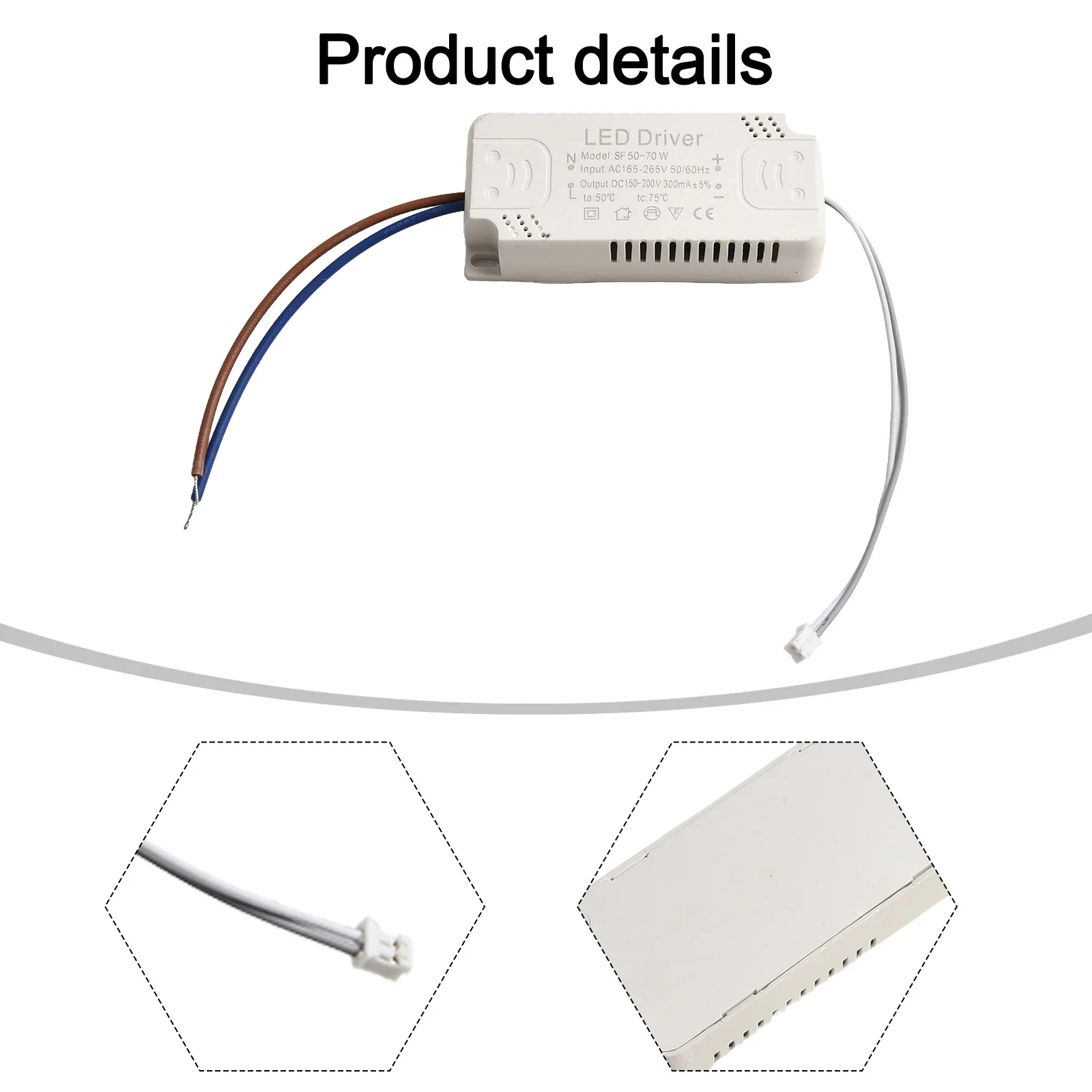 Transformer LED Driver Electronic 50-70W AC180-265V50/60HZ Constant Current DC150-240V240mA Driver Power Supply