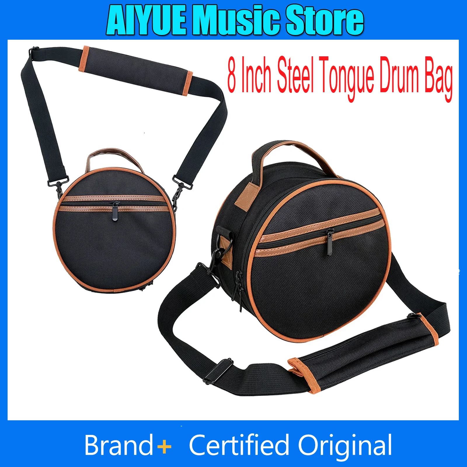 

8 Inch Steel Tongue Drum Bag Shoulder Bag Handpan Drum Steel Tongue Drum Waterproof Thicken Handbag Percussion Instrument Parts