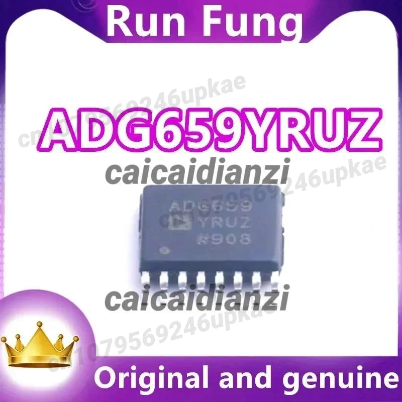 

10 шт./лот ADG659YRUZ-REEL7 ADG659YRUZ 2-канальный ИС-переключатель 4:1 75 Ом 16-TSSOP Новый Оригинал