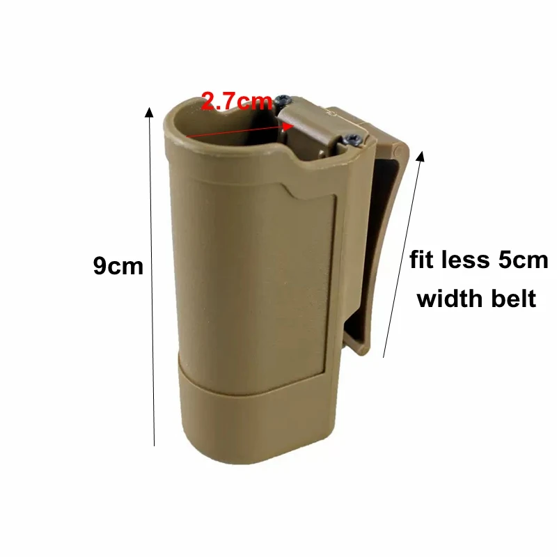 Flashlight Holster Duty Belt Universal Tactical Torch Carry Case Outdoor Flash Light Adjustable Flashlight Holder