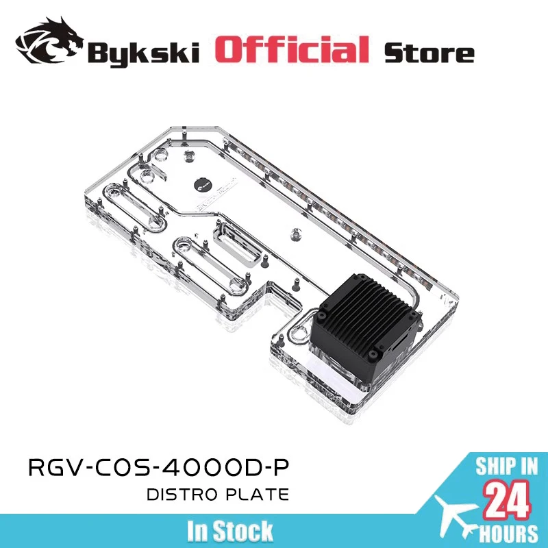 

Distro Plate Bykski для корпуса компьютера CORSAIR 4000D для блока водяного охлаждения процессора/графического процессора с поддержкой насоса постоянного тока, RGV-COS-4000D-P