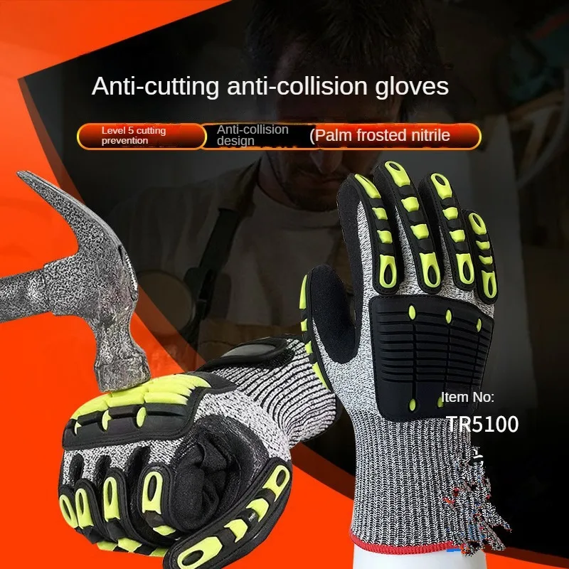 

Anti Collision Gloves Anti Cutting Wear-Resistant High-Strength Anti Impact Collision Gloves Shockproof Anti Stab Riding Gloves