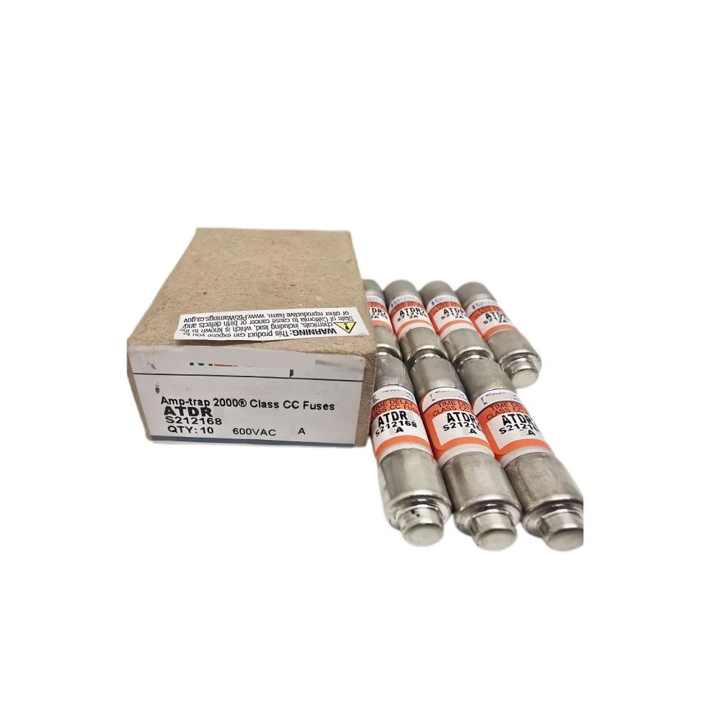 ATDR1-6/10 Class CC Time-Delay Current Limiting Cartridge Fuse 1.6A 600VAC Motor PLC Circuit Protection 【10-Pack】 OEM