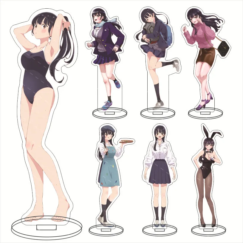 16CM Anime The Dangers in My Heart ‌   Cosplay Yamada Anna Acryl-Figur Ständerplatte Desktop-Standfigur Geschenke