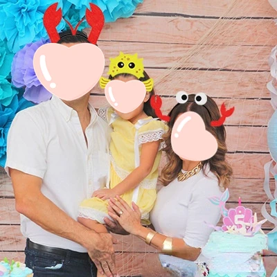 12pcs Ocean Birthday Party Hair Hoop Under The Sea Octopus Whale Seahorse Crab Heawear Mermaid Headband Stage Performance Props