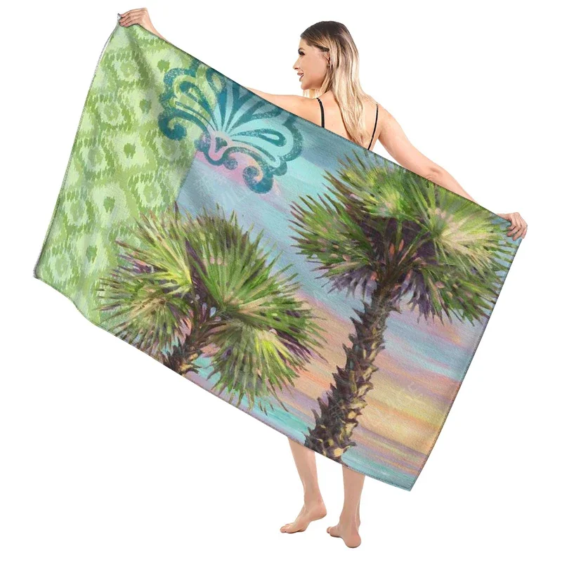 Hawaiian style bathroom adult soft bath towel sauna large beach towel modern fitness towel hotel women's shower quick drying