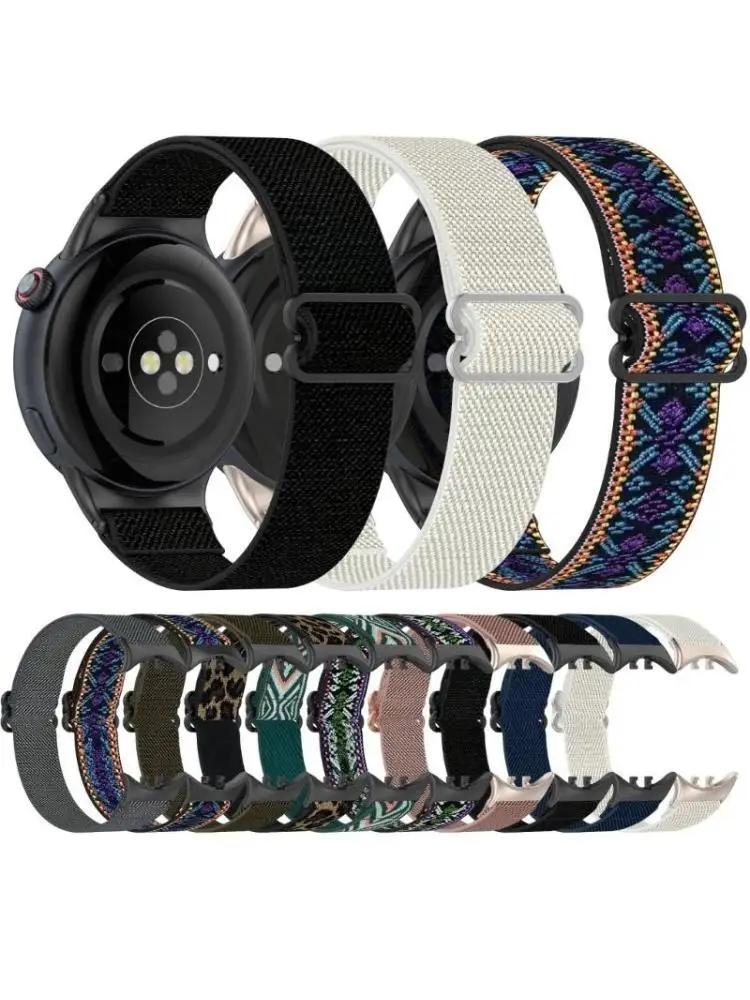 

652F нейлоновые ремешки для часов, быстросъемные ремешки для часов, 5 разноцветных мягких нейлоновых браслетов