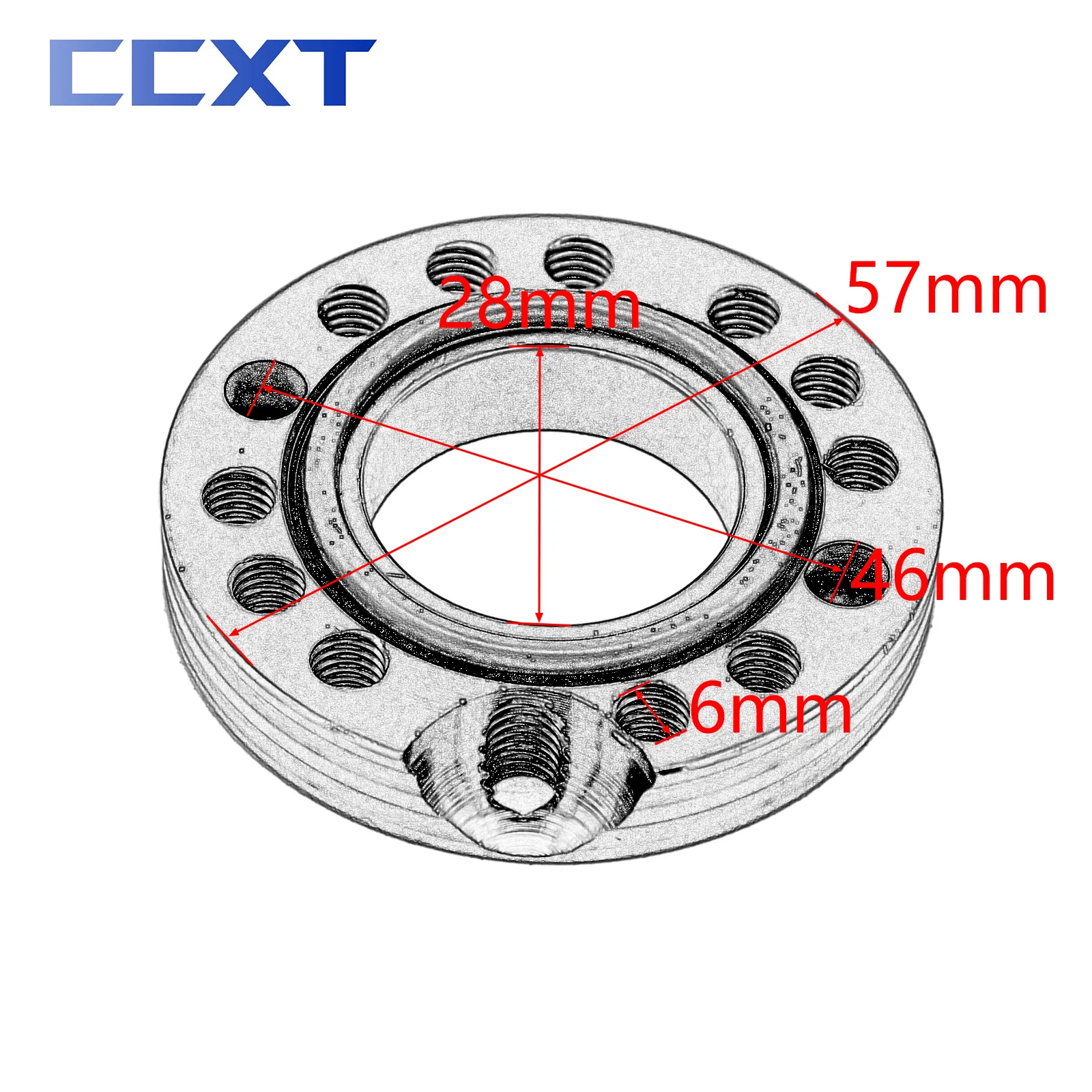 KTM 혼다 야마하 가와사키 스즈키 유니버설 오토바이 28mm CNC 카브 조절기, 카뷰레터 입구 매니 폴드 스피너 플레이트 어댑터