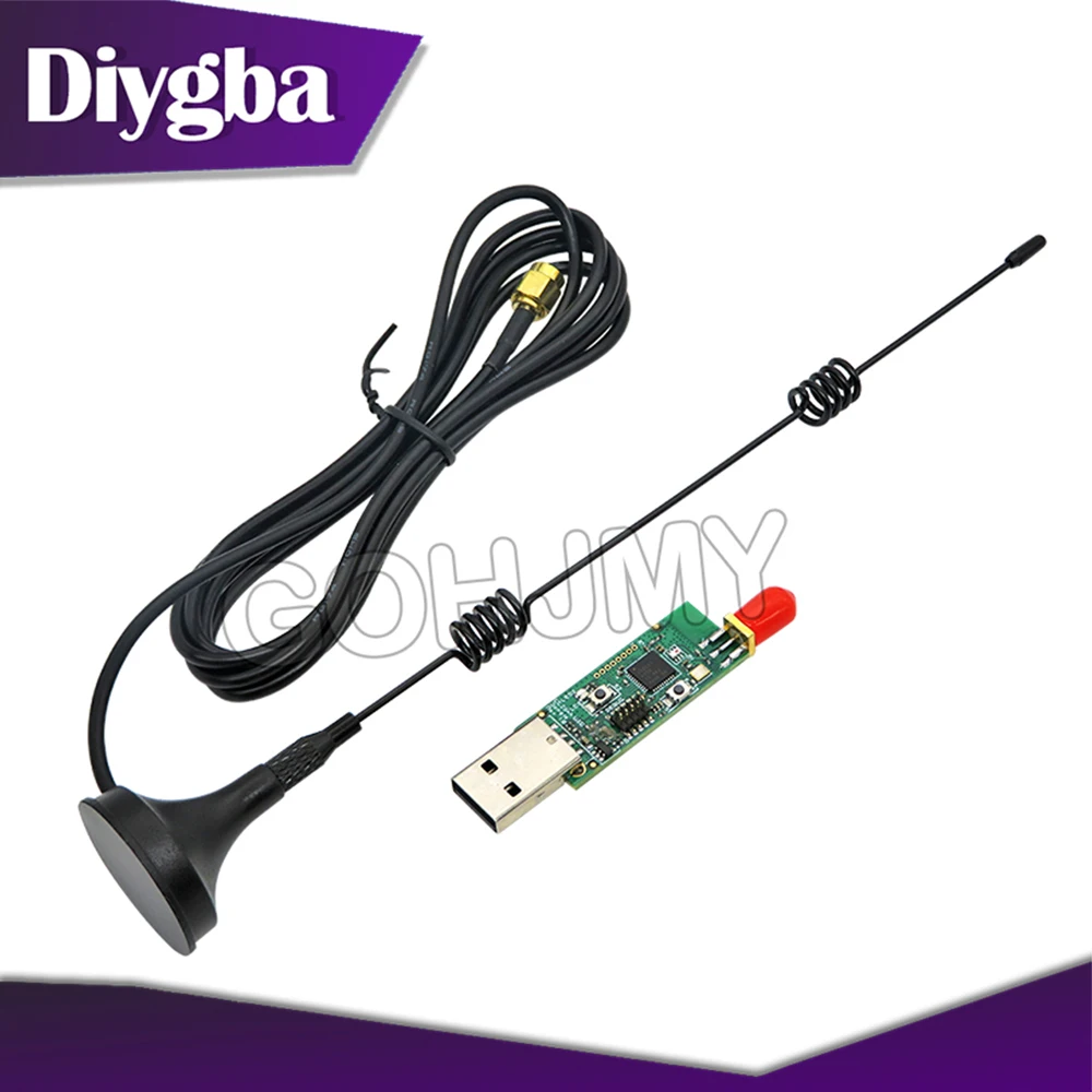 Wireless Zigbee CC2531 2540 Sniffer Bare Board Packet Protocol Analyzer USB Interface Dongle Capture Packet Module  8DBI Antenna