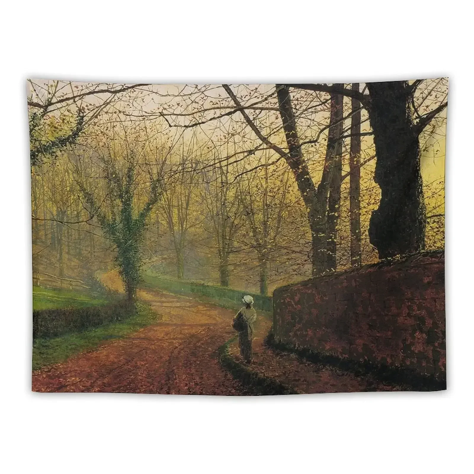 Stapleton Park near Pontefract Sun - John Atkinson Grimshaw Tapestry Nordic Home Decor Decoration Home Tapestry