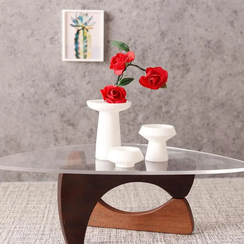 3 قطعة دمية لتقوم بها بنفسك نموذج مصغر ديكور المنزل اناء للزهور زخرفة غرفة المعيشة الديكور الجدول الزهور المائية زهرية