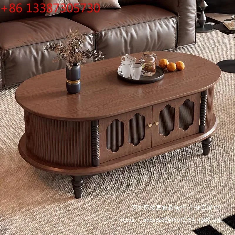 

Французский журнальный столик из массива дерева в стиле минимализм, для небольших квартир, передвижной, средний размер