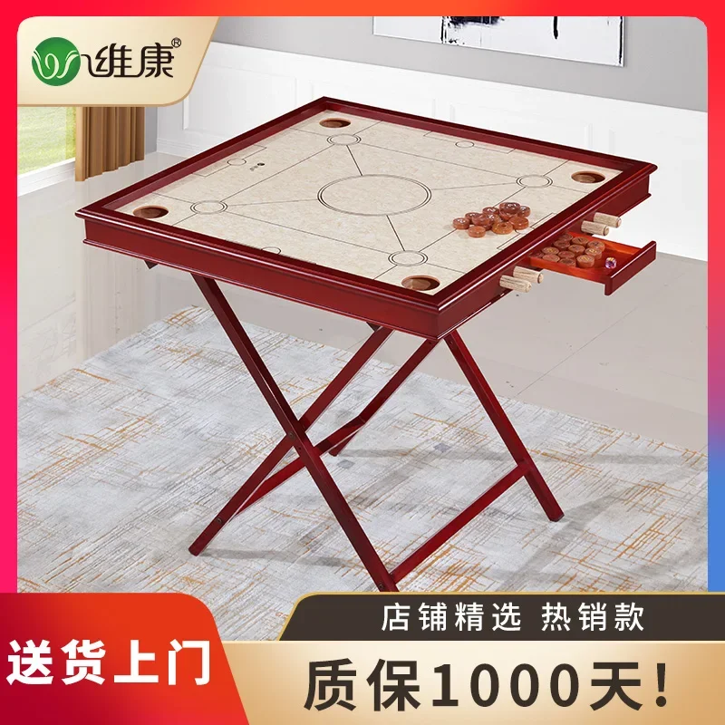 طاولة شطرنج كرونا من الخشب الصلب، كرة كانجل، طاولة شطرنج، كرة كانجل، طاولة شطرنج ويكانغ كرونا، قابلة للطي، منزلية مناسبة للجميع #2