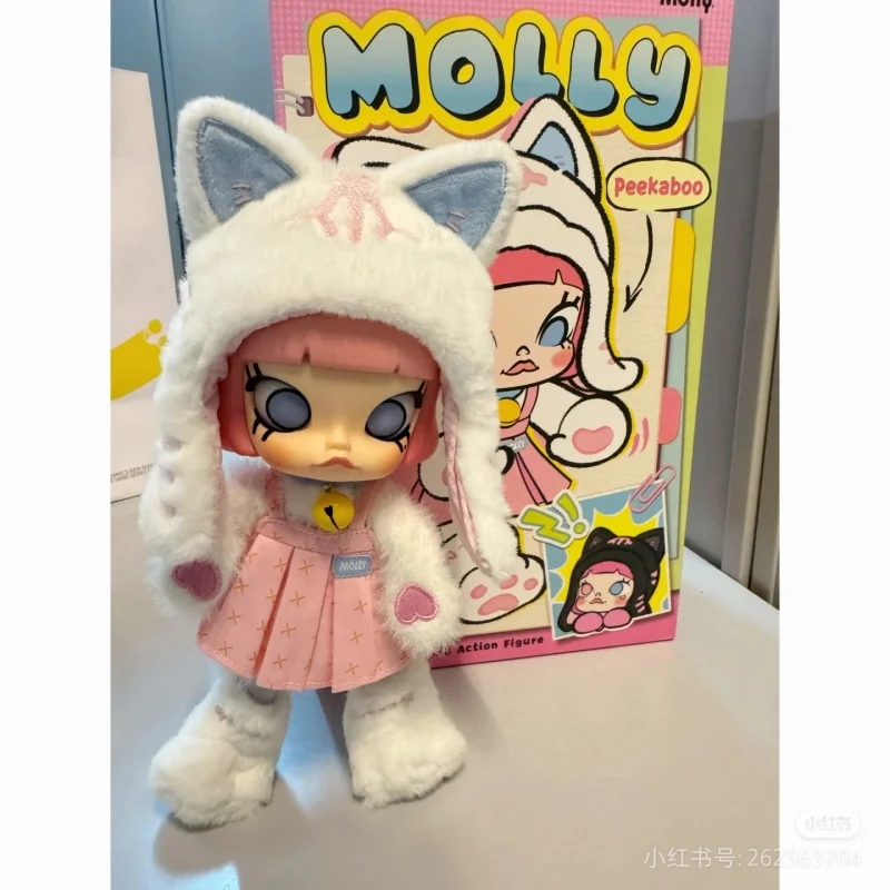 

Genuine Molly Peekaboo Series 1/8 Action Figure Trendy Doll Desktop Collection Decoration Toy Kawaii Molly Figurine Girl'S Gift